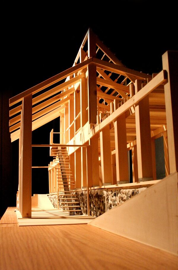 framing model:to build a model that allows for a coherent understanding of pure structural form as it becomes a part of the design challenge